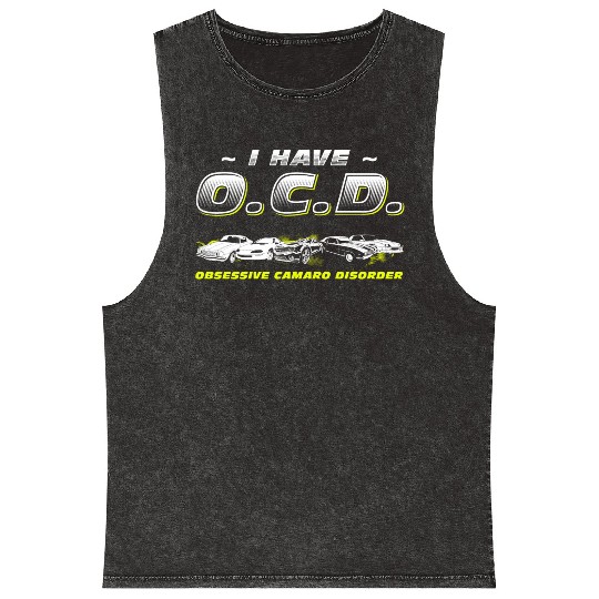 CAMARO - I HAVE O.C.D Mineral Wash Tank Tops