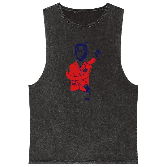 Drunk Monkey Mineral Wash Tank Tops