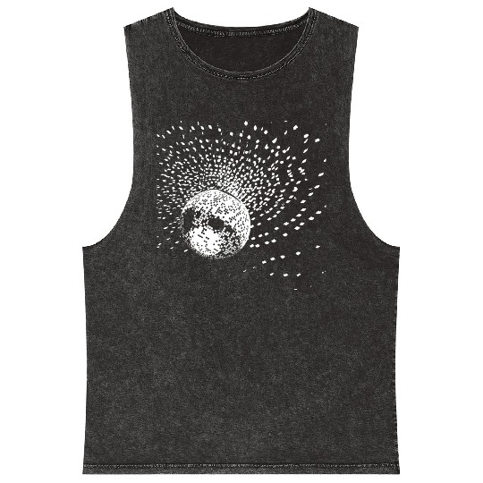 Disco ball Mineral Wash Tank Tops