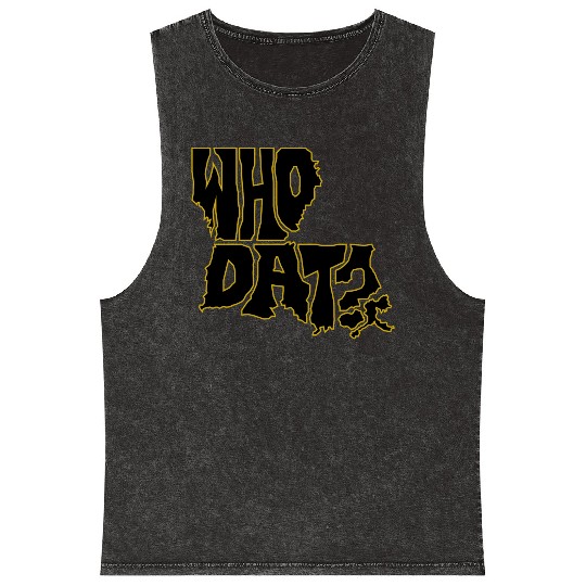 ? Men's Premium Mineral Wash Tank Tops Heather Grey