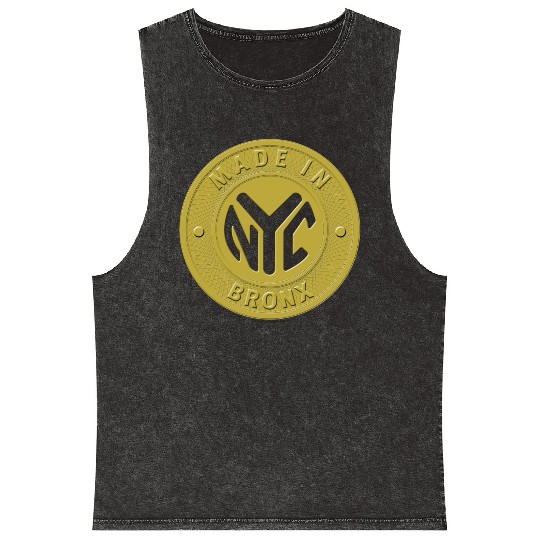 Made In The Bronx Token Mineral Wash Tank Tops