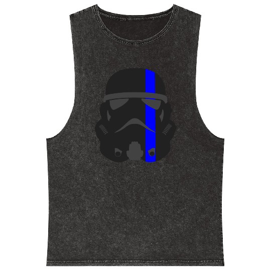 Thin Blue Line - Storm Trooper Mineral Wash Tank Tops