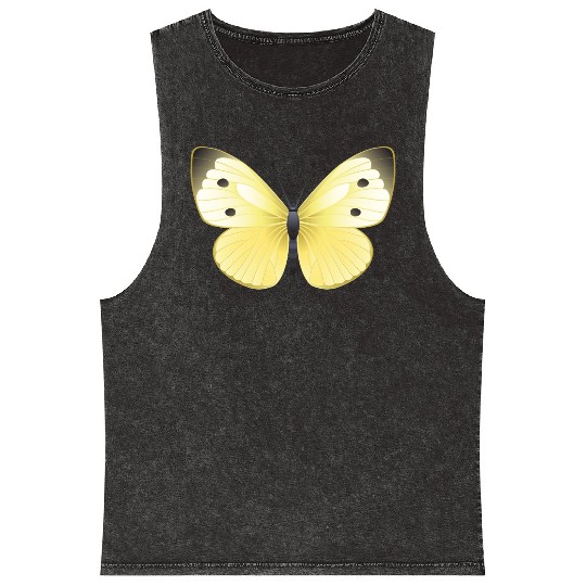 Mountain clouded yellow Mineral Wash Tank Tops