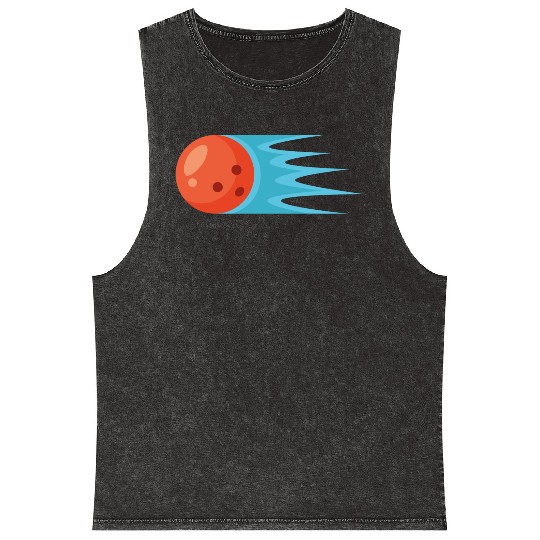bowling ball Mineral Wash Tank Tops