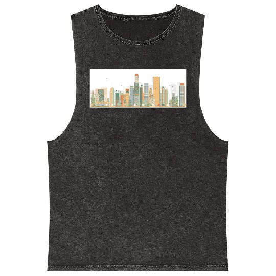 Hong kong Mineral Wash Tank Tops