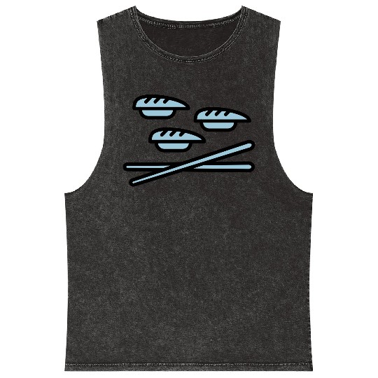 Sushi Mineral Wash Tank Tops