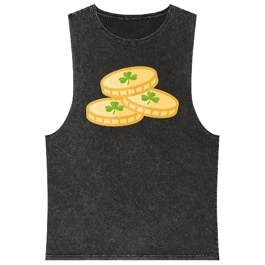 St. Patrick's Day Mineral Wash Tank Tops