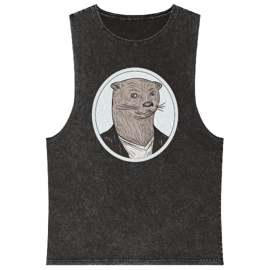 mr weasel Mineral Wash Tank Tops