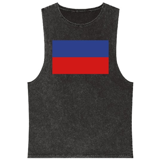 National Flag Of Haiti Mineral Wash Tank Tops
