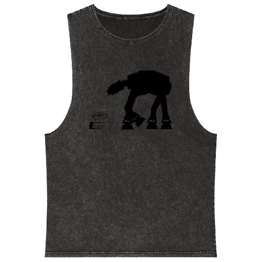 R2D2 vs AT-AT Mineral Wash Tank Tops
