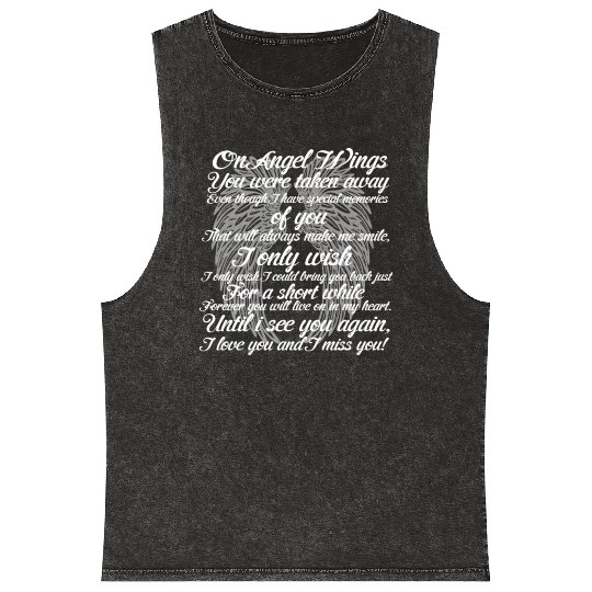 ANGEL WINGS Mineral Wash Tank Tops