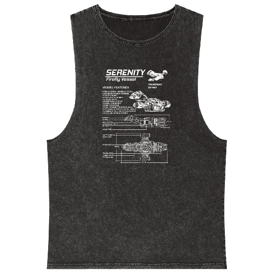 Serenity - Firefly vessel awesome Mineral Wash Tank Tops for fa