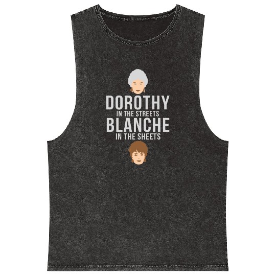 Stay Golden Mineral Wash Tank Tops - Dorothy in the streets
