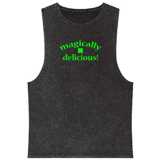 magically delicious Irish Mineral Wash Tank Tops