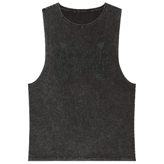 Funny Horse Hair Equestrian Woman Gift Mineral Wash Tank Tops