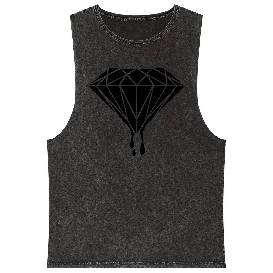 Diamond Universe-Gift-hipster-galaxy-trend-cool Mineral Wash Tank Tops