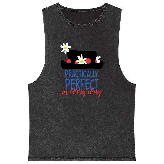 Mary Poppins Mineral Wash Tank Tops