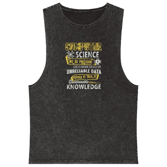 Computer Science Mineral Wash Tank Tops