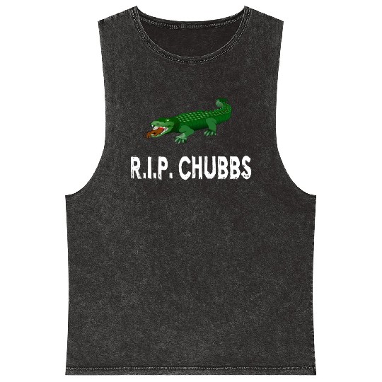 R.I.P. Chubbs - Happy Gilmore Mineral Wash Tank Tops