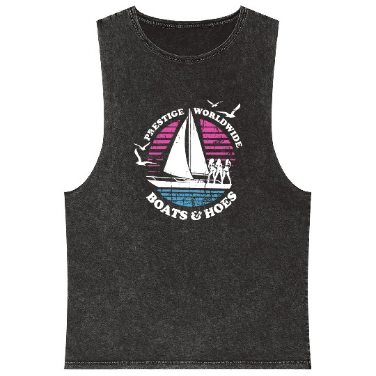 Boats N Hoes Step Brothers Huff Doback Anchor Mineral Wash Tank Tops