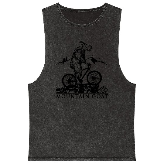 Mountain Bike Mineral Wash Tank Tops Mountain Goat Mineral Wash Tank Tops Cool