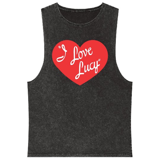 I Love Lucy Mineral Wash Tank Tops