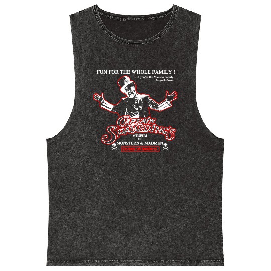 Captain Spaulding - Museum of monsters and madme Mineral Wash Tank Tops