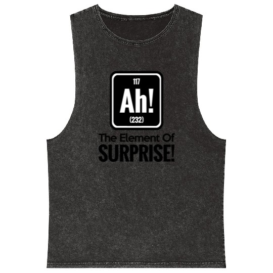 AH! THE ELEMENT OF SURPRISE! Mineral Wash Tank Tops