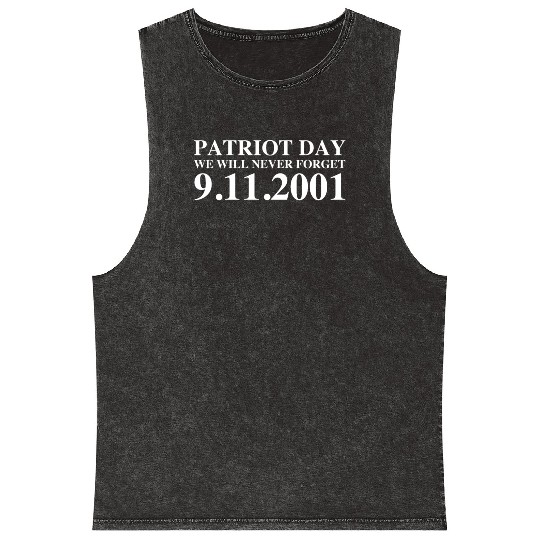 Patriot Day 9/11 Mineral Wash Tank Tops