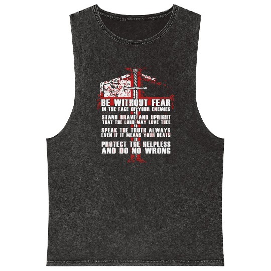 Templar - the knights templar code Mineral Wash Tank Tops