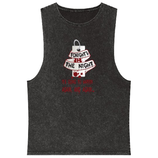 Dexter Blood Night Mineral Wash Tank Tops