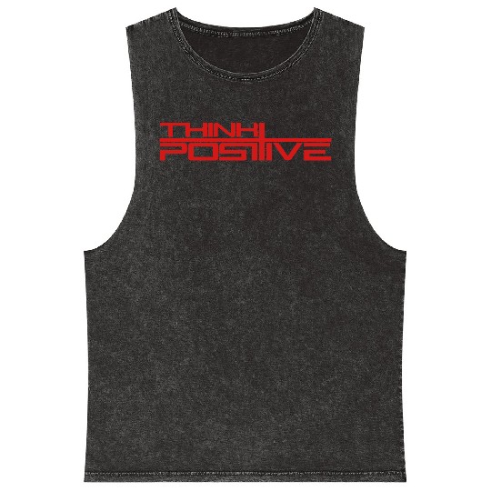 Cross Think Positive Think Cool Stay positive Opti Mineral Wash Tank Tops