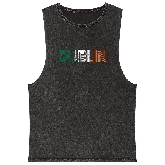 Ireland Dublin Mineral Wash Tank Tops