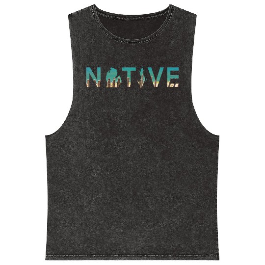 Native Michigan Beach Sand Dunes Summer Mineral Wash Tank Tops