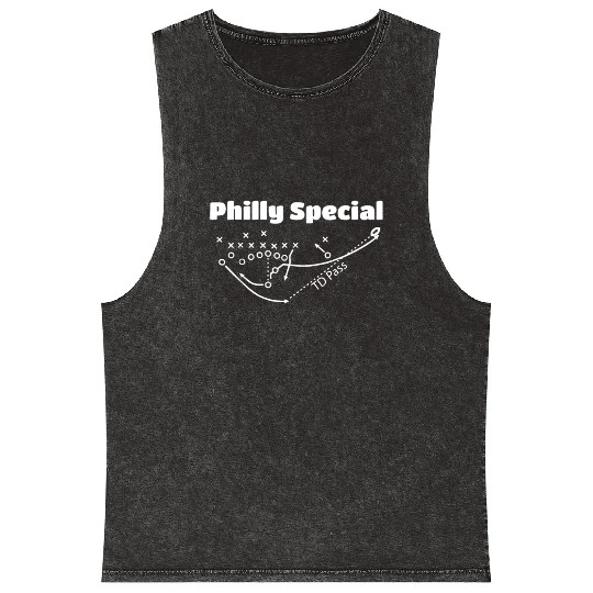 philly special game Mineral Wash Tank Tops