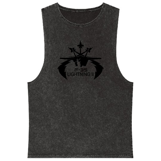 F 35 Lightning II Mineral Wash Tank Tops