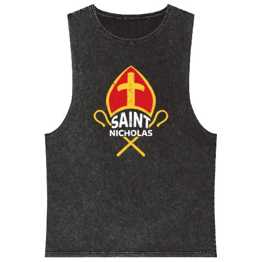 Saint Nicholas Mineral Wash Tank Tops