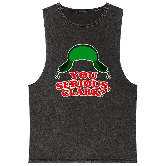 Griswold Christmas Vacation Mineral Wash Tank Tops