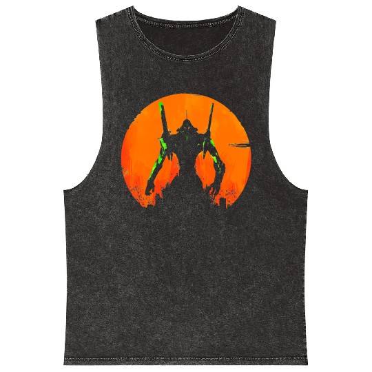Evangelion Mineral Wash Tank Tops