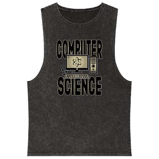 Computer Science-It Mineral Wash Tank Tops