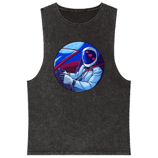 SpaceX Tesla Starman Mineral Wash Tank Tops