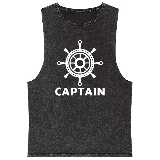 Yacht sailing sailboat ship sport boat sailor capt Mineral Wash Tank Tops