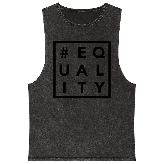 Equality, LGBTQ Gay Pride Mineral Wash Tank Tops, Gay Gift Idea