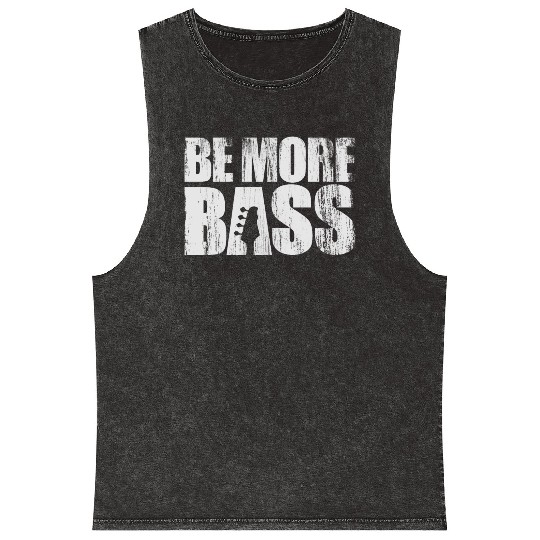 be more bass Mineral Wash Tank Tops