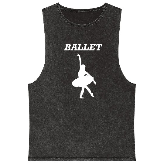 Ballet Mineral Wash Tank Tops
