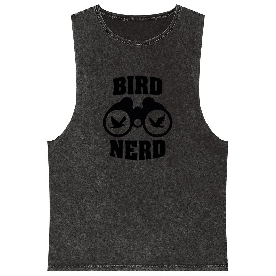 Bird Nerd Mineral Wash Tank Tops