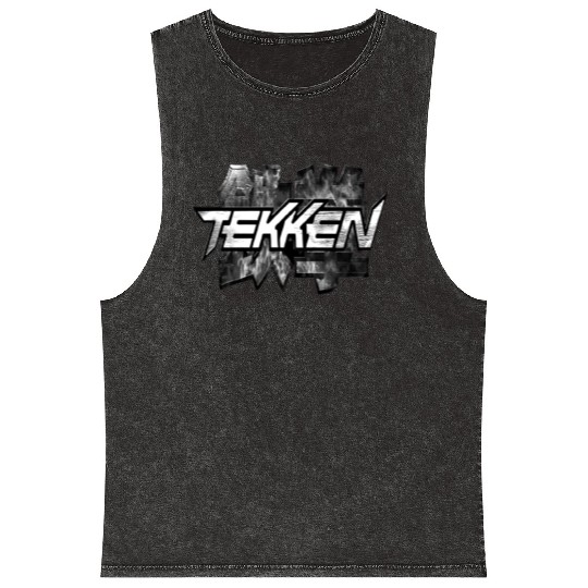 Tekken - Video Game Mineral Wash Tank Tops
