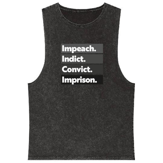 Trump Impeach, Anti Trump Protest Mineral Wash Tank Tops