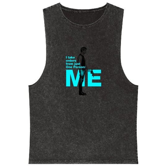 Han Solo: I take orders from just One Person: Me Mineral Wash Tank Tops