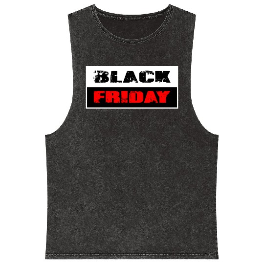Black Friday Mineral Wash Tank Tops